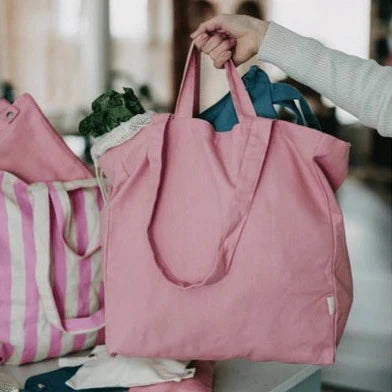 Organic Tote Bag - Pink