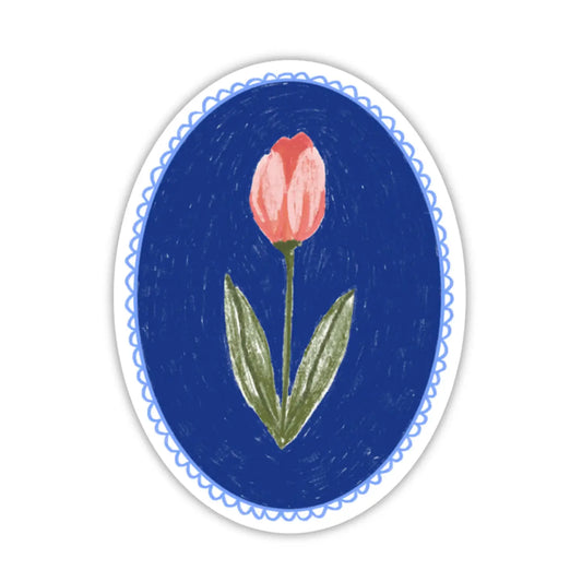 Pink Tulip Sticker