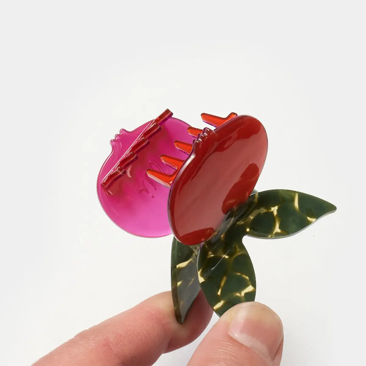 Pomegranate Claw Clip