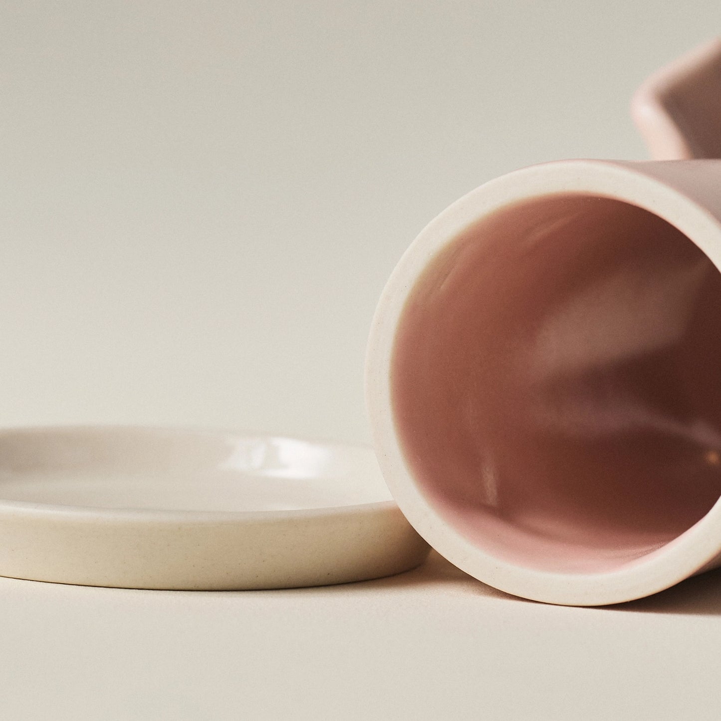Porcelain Pig Toothbrush Holder