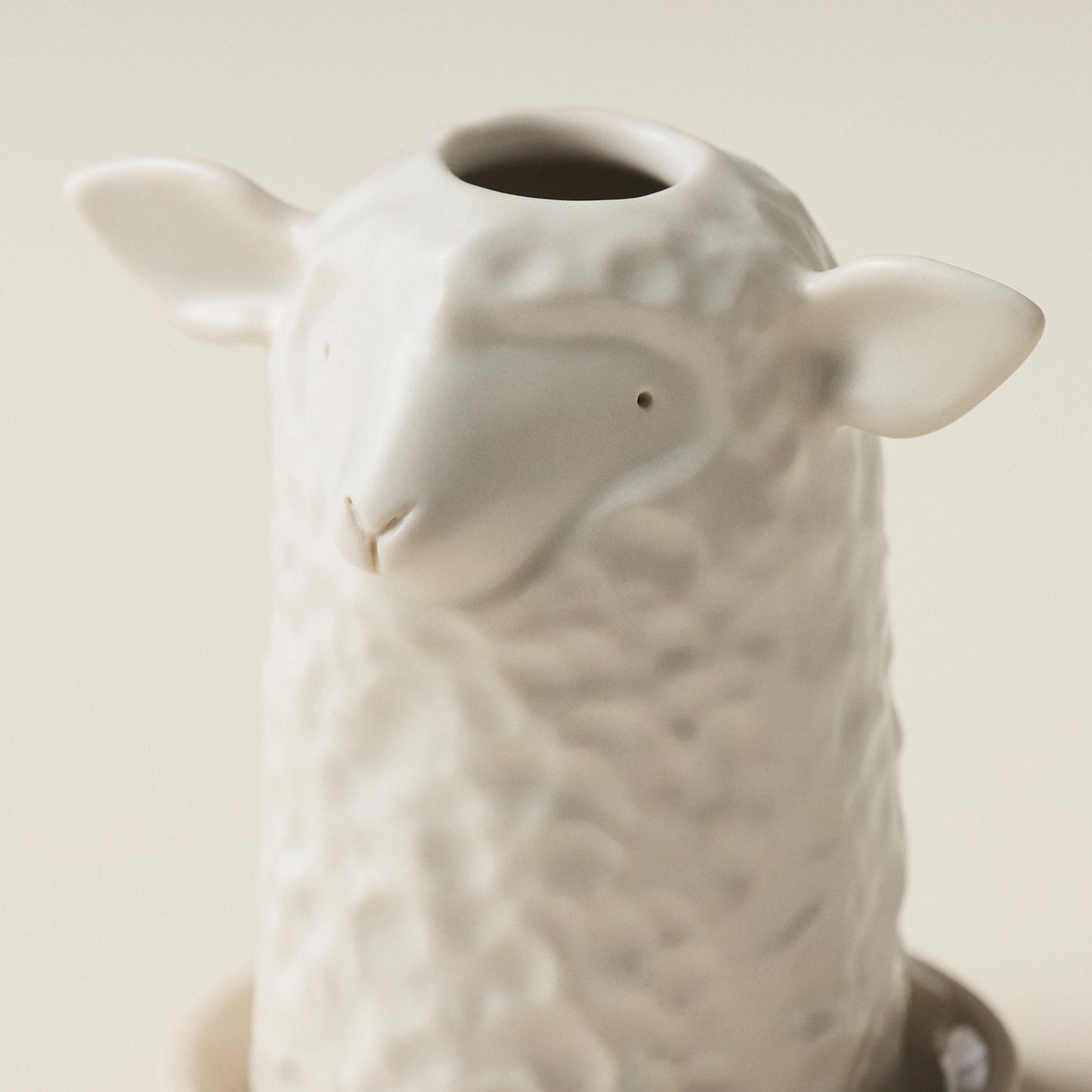 Porcelain Sheep Toothbrush Holder