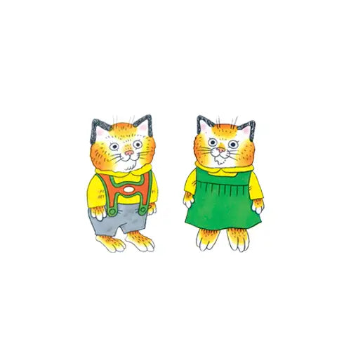 Richard Scarry Huckle & Sally Cat Tattoo