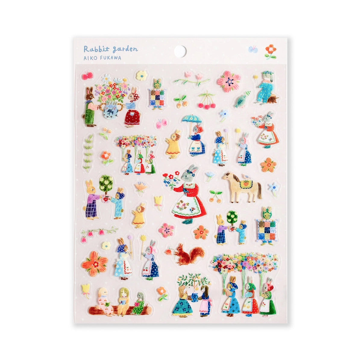 Rabbit Garden Sticker Sheet