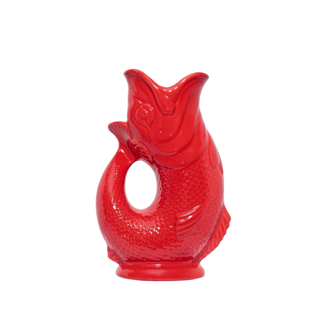 Red Gluggle Jug