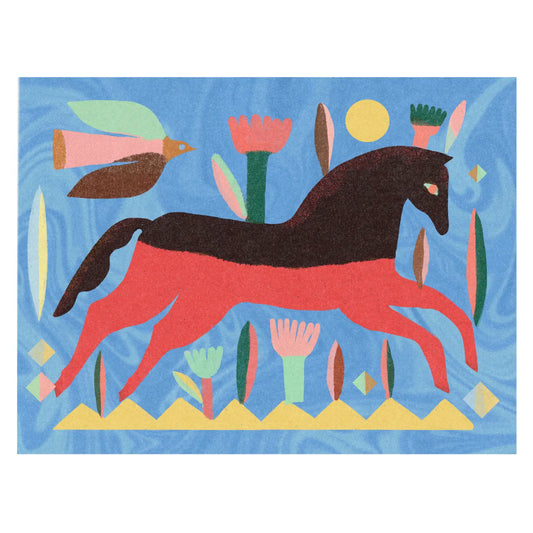 Red Horse Print