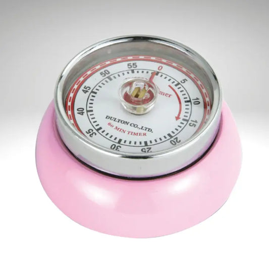 Retro Kitchen Timer - Pink