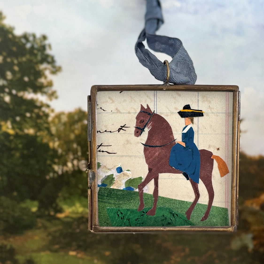 Riding Day Locket Ornament