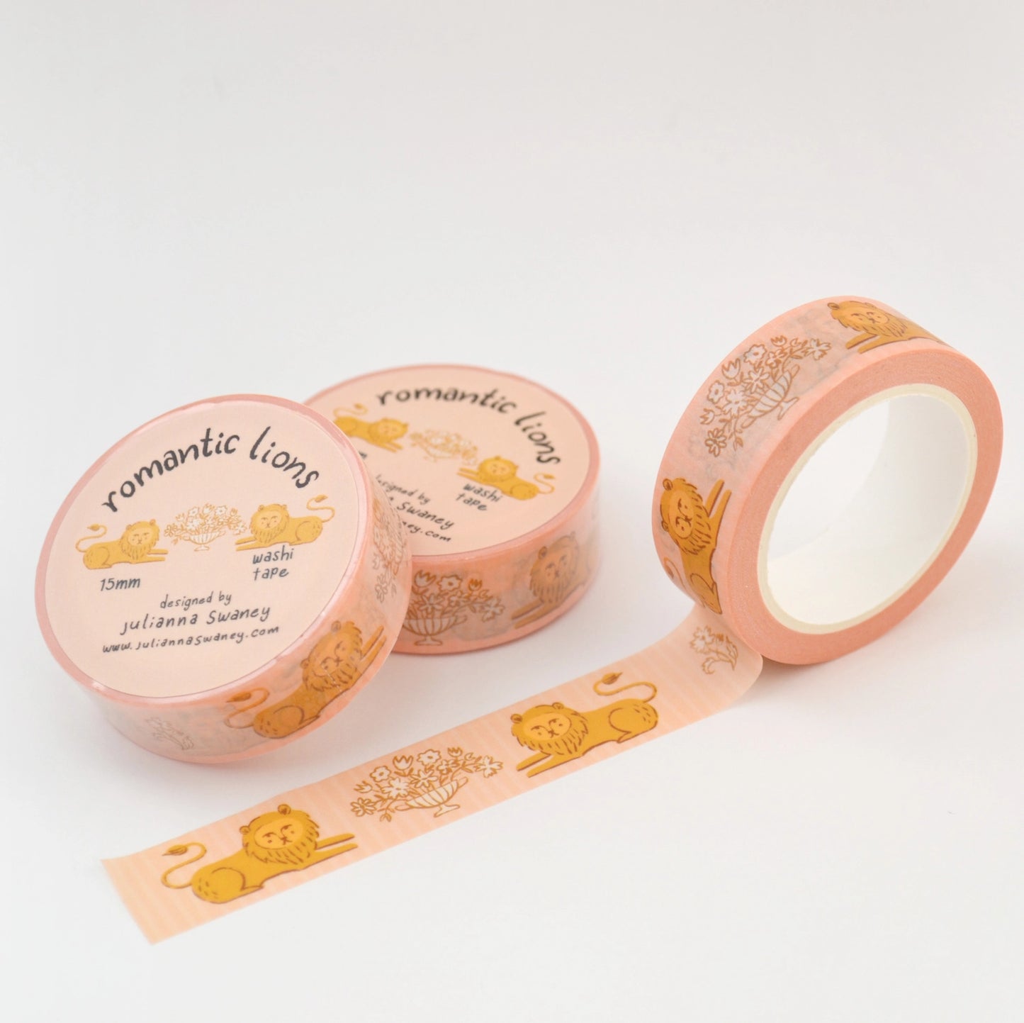 Romantic Lions Washi Tape
