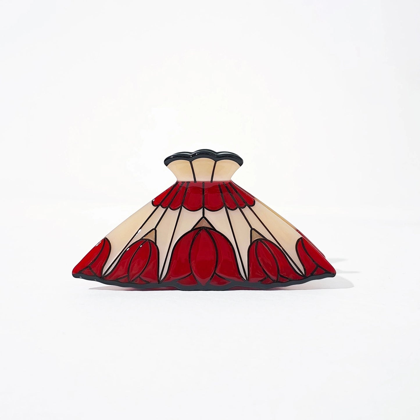 Rose Lamp Claw Clip