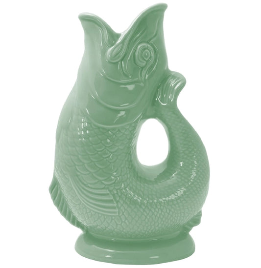 Sage Green Gluggle Jug