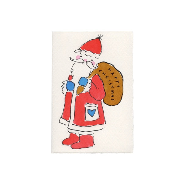 Santa Claus Happy Christmas Card