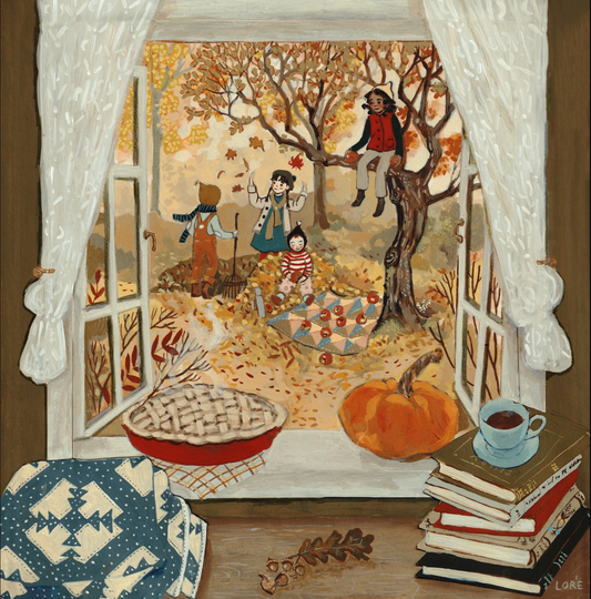 Autumn's Window Card
