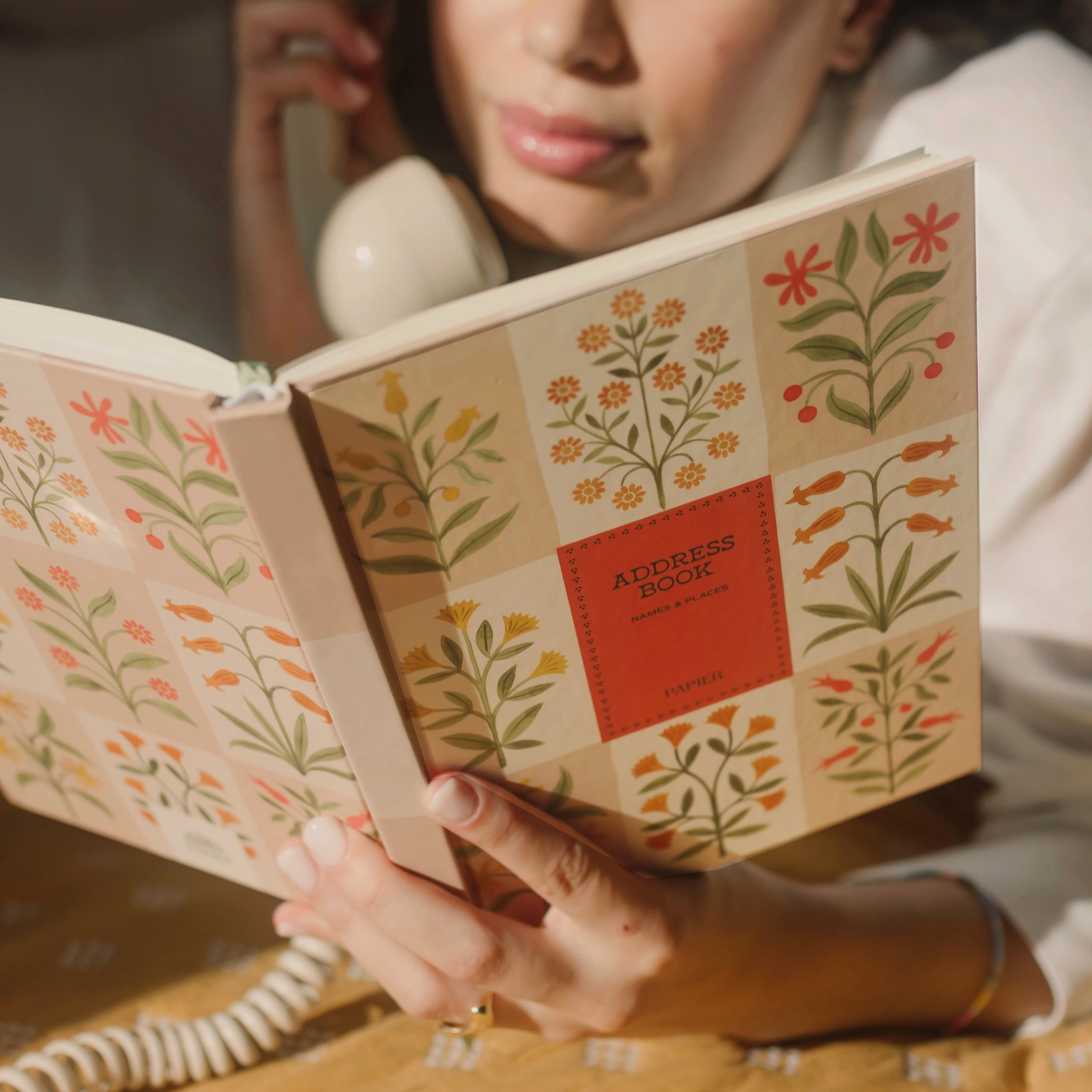 Floral Patchwork Address Book