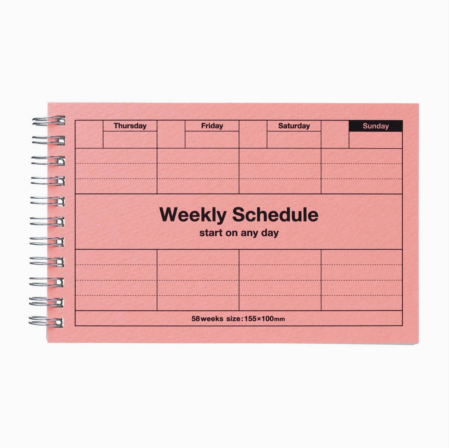 Pocket Size Weekly Planner Undated