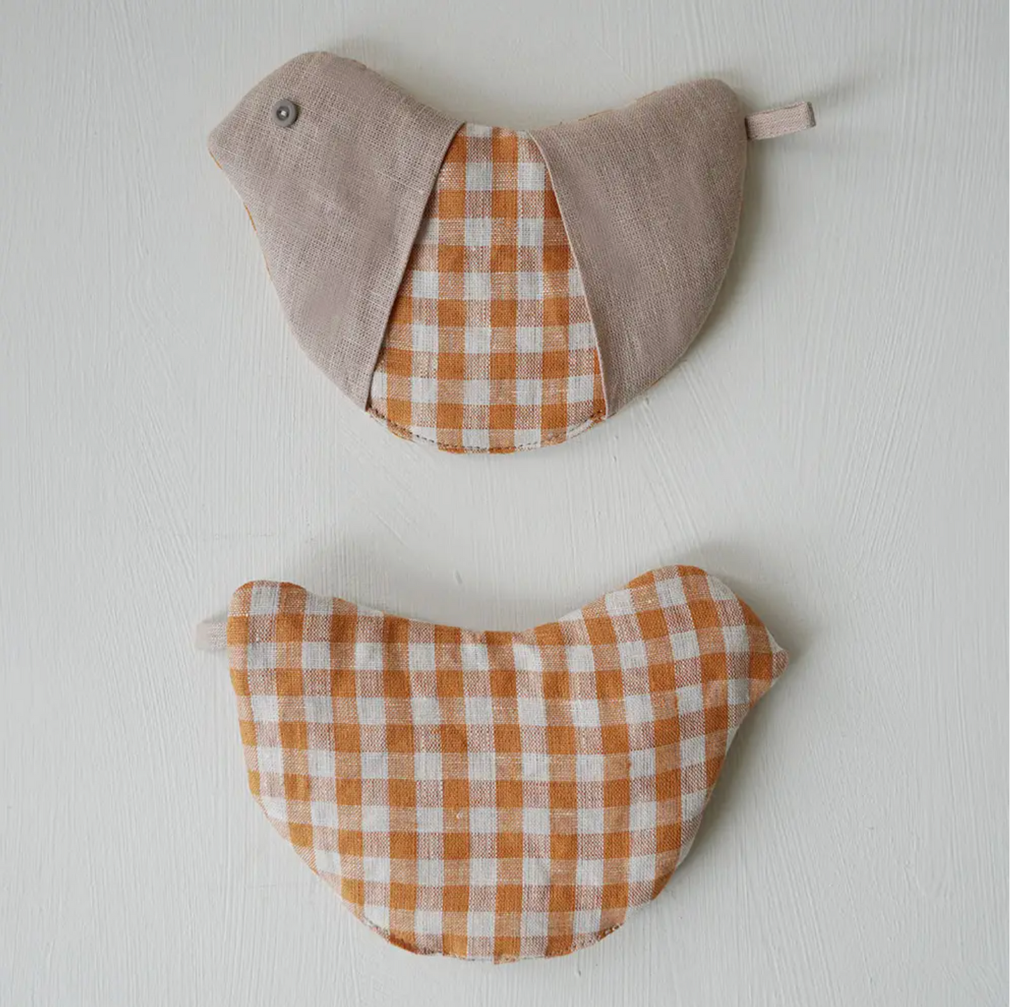 Linen Bird Pot Holder