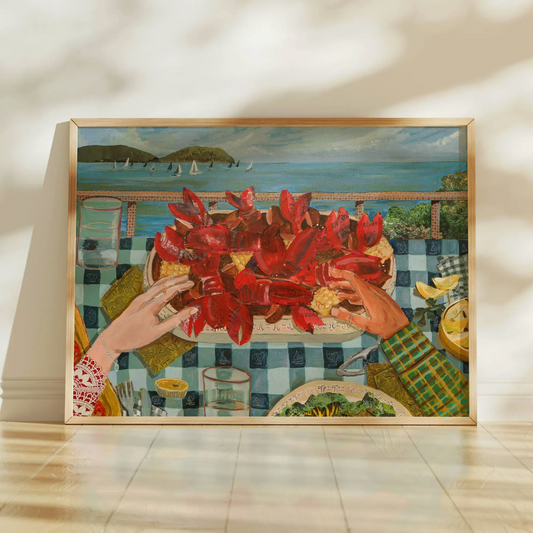 New England Lobster Art Print