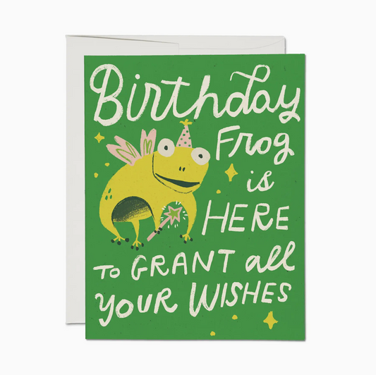 Birthday Frog Card
