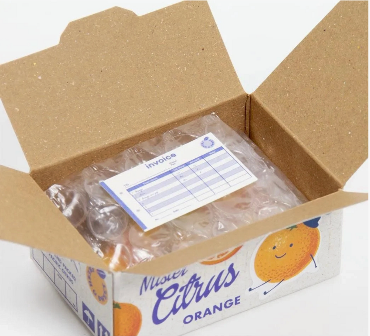 Mini Box of Orange Stickers