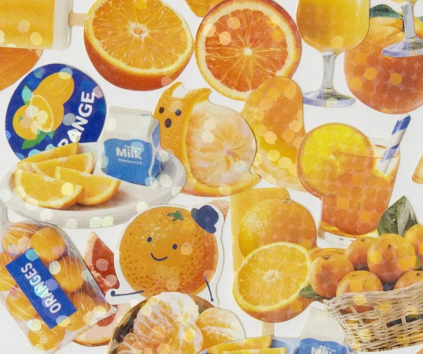 Mini Box of Orange Stickers