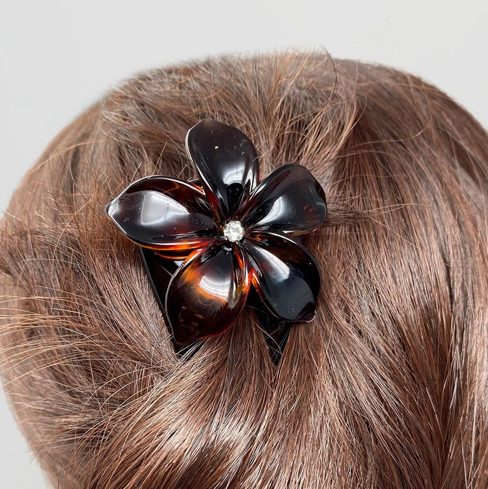 Belle Flower French Hair Pin