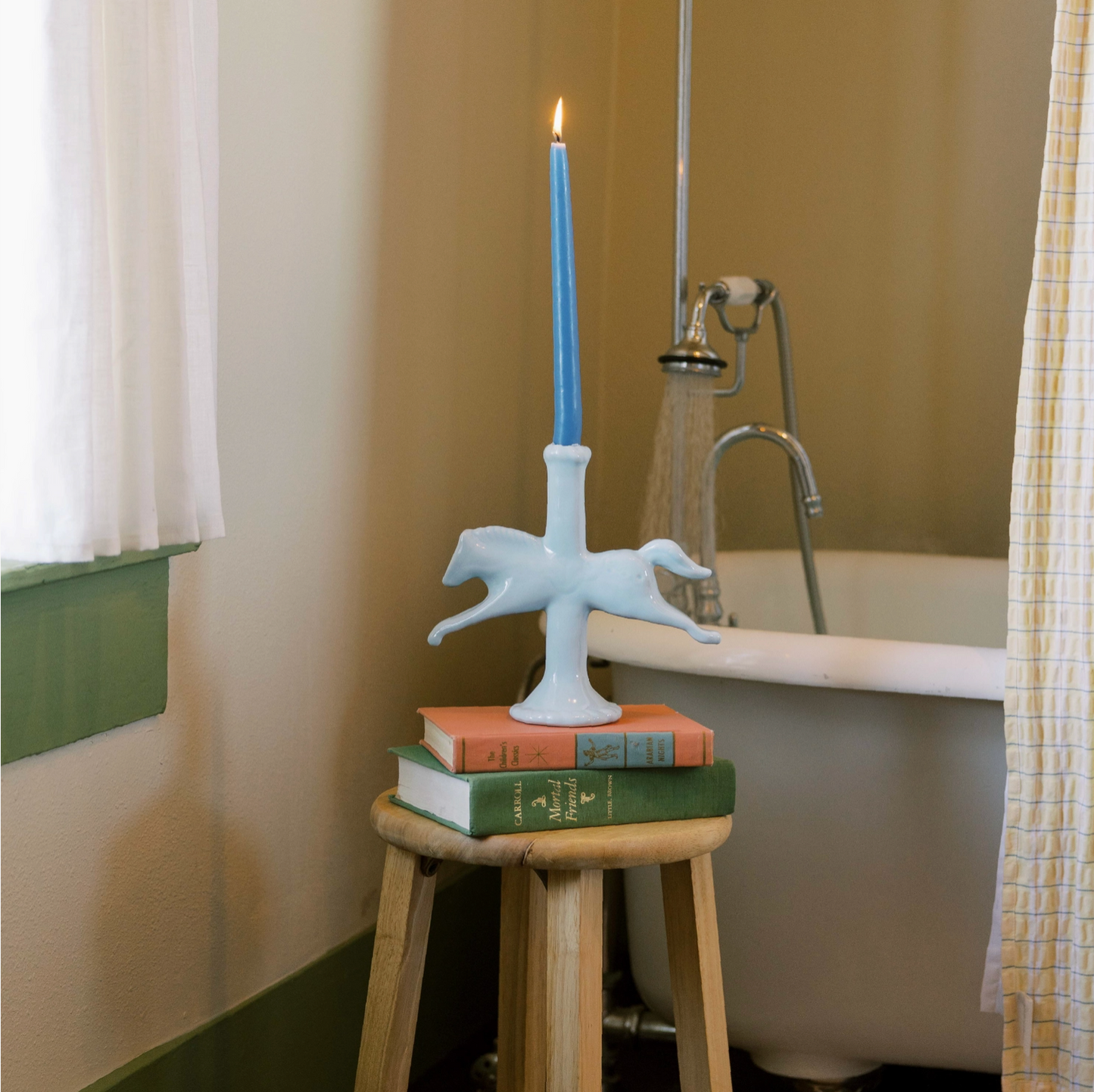 Dala Horse Candlestick