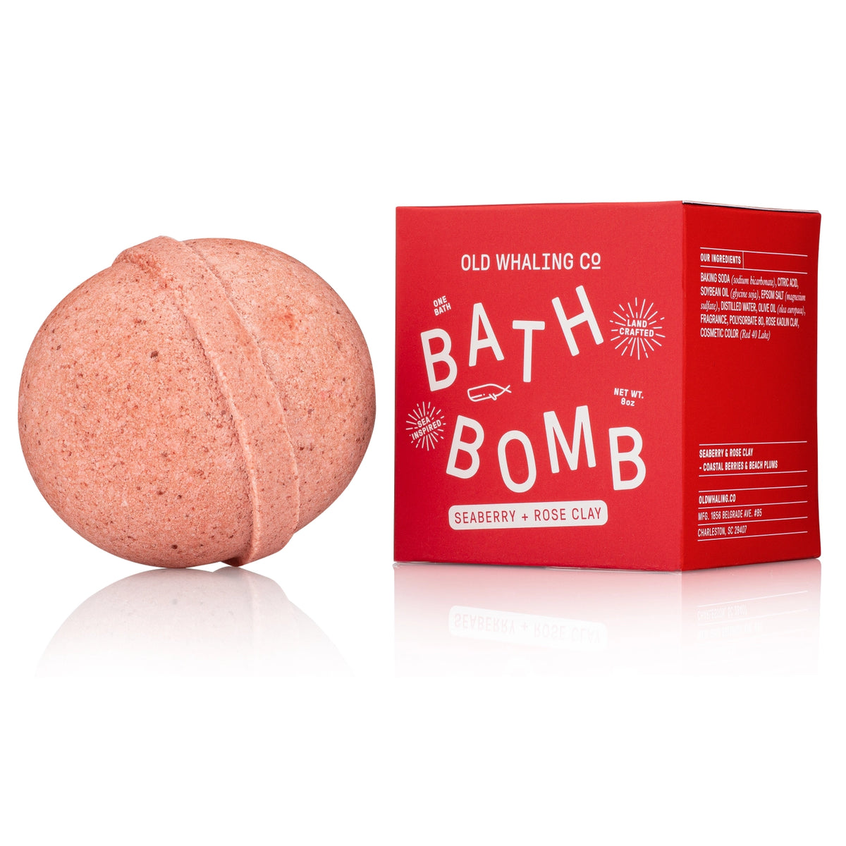 The Bomb Rosa Seaberry & Rose Clay Bath Bomb – Soleil