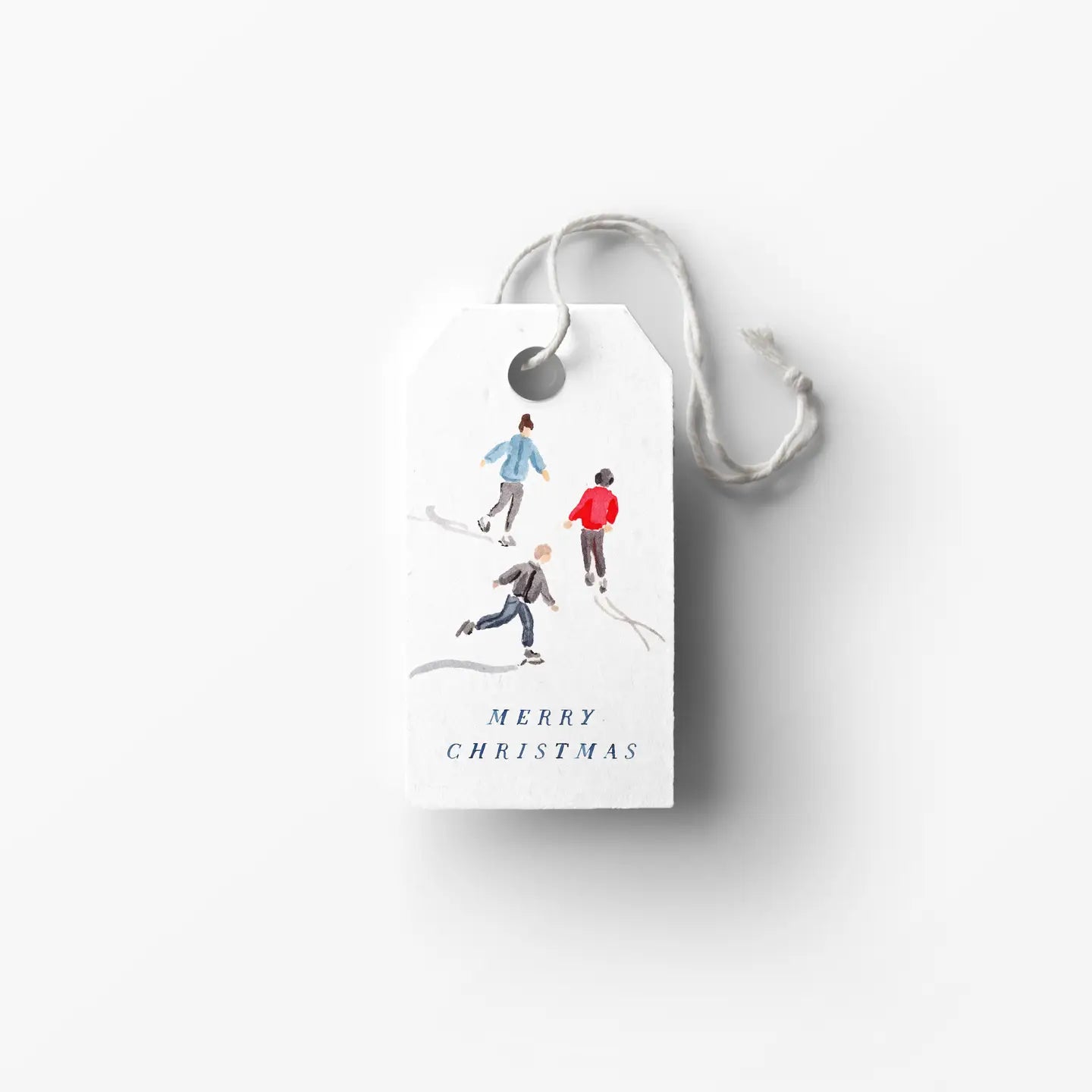 Petite Skater Holiday Gift Tags - Set of 12