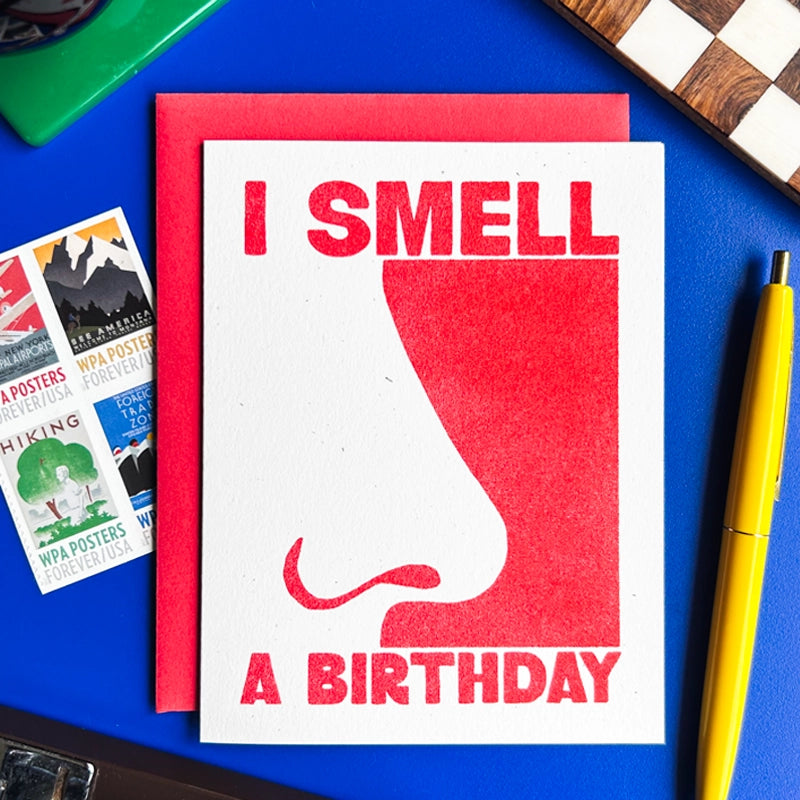I Smell A Birthday Card