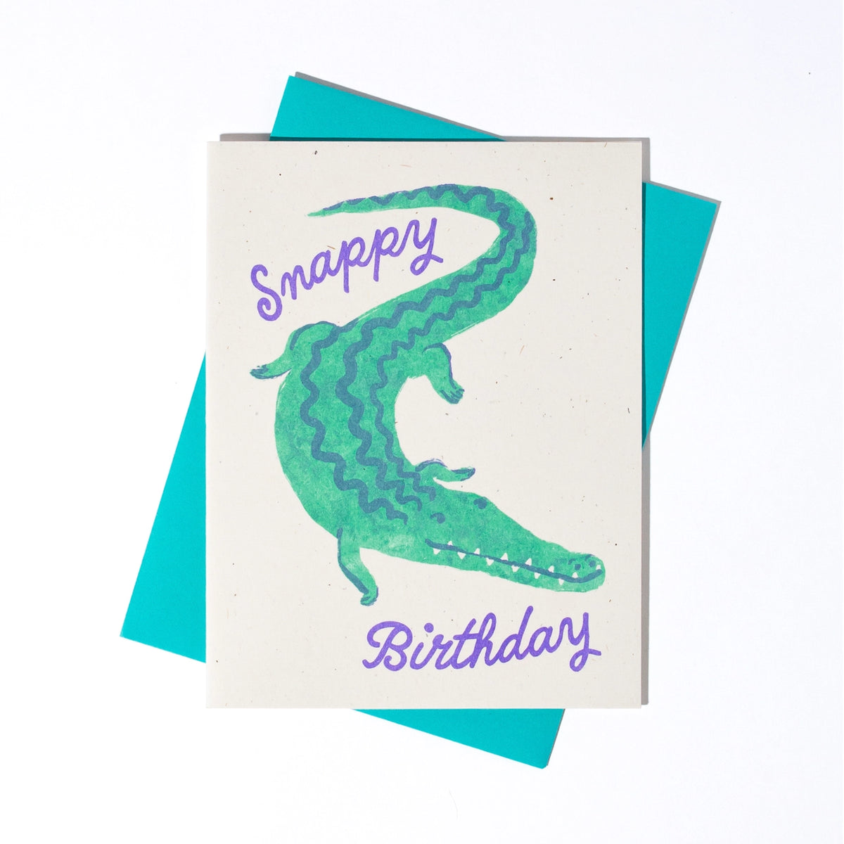 Snappy Birthday Crocodile Card