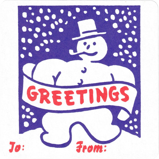 Snowman Gift Tags