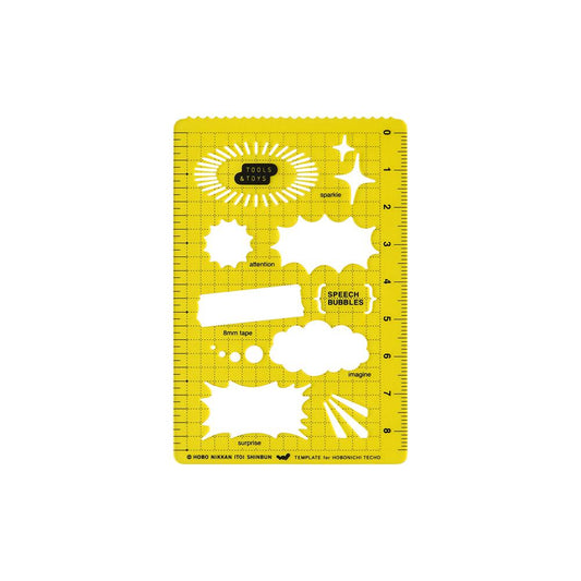 Speech Bubbles Hobonichi Stencil