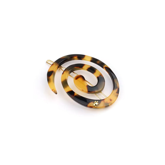 Tortoiseshell Spiral Hair Clip