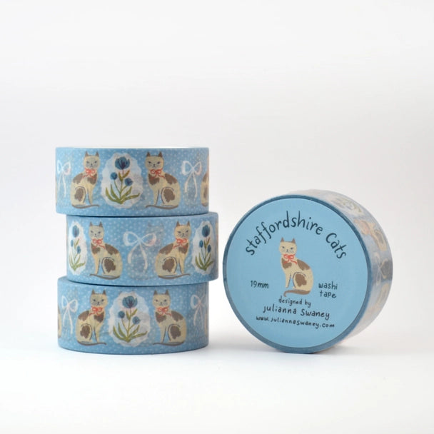 Staffordshire Cats Washi Tape