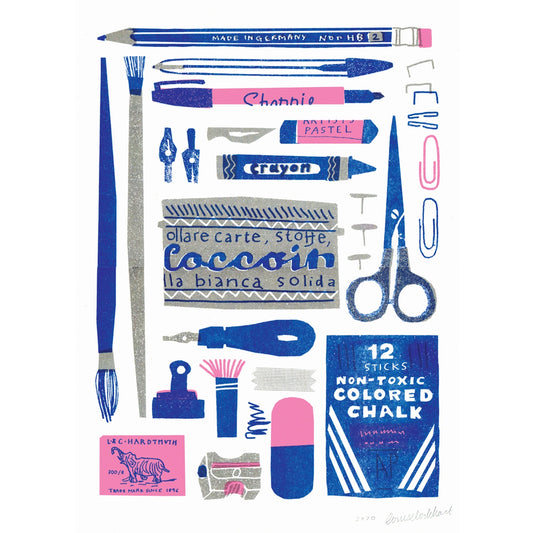 Stationery Collection A3 Riso Print