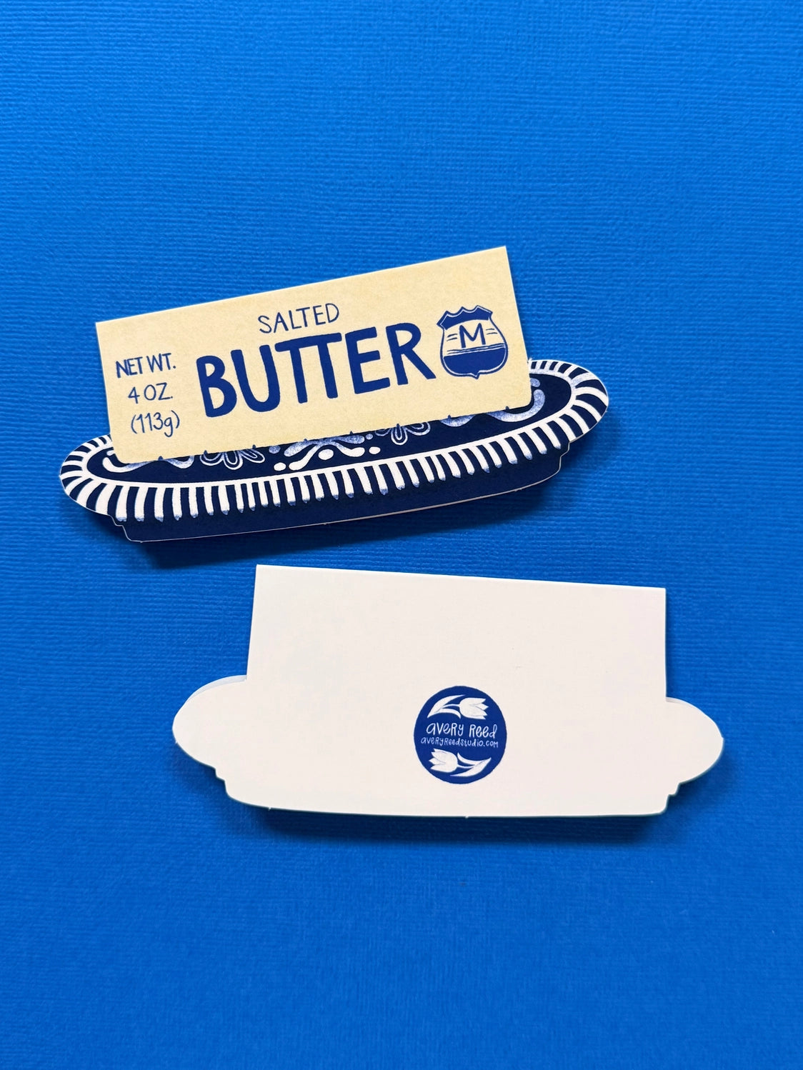 Stick of Butter Die-Cut Card
