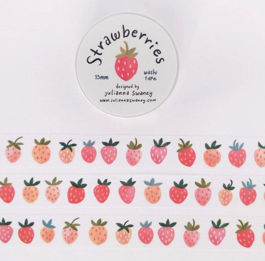 Strawberries Washi Tape