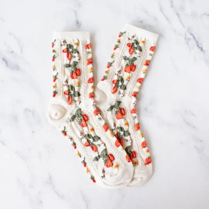 Strawberry Farm Socks