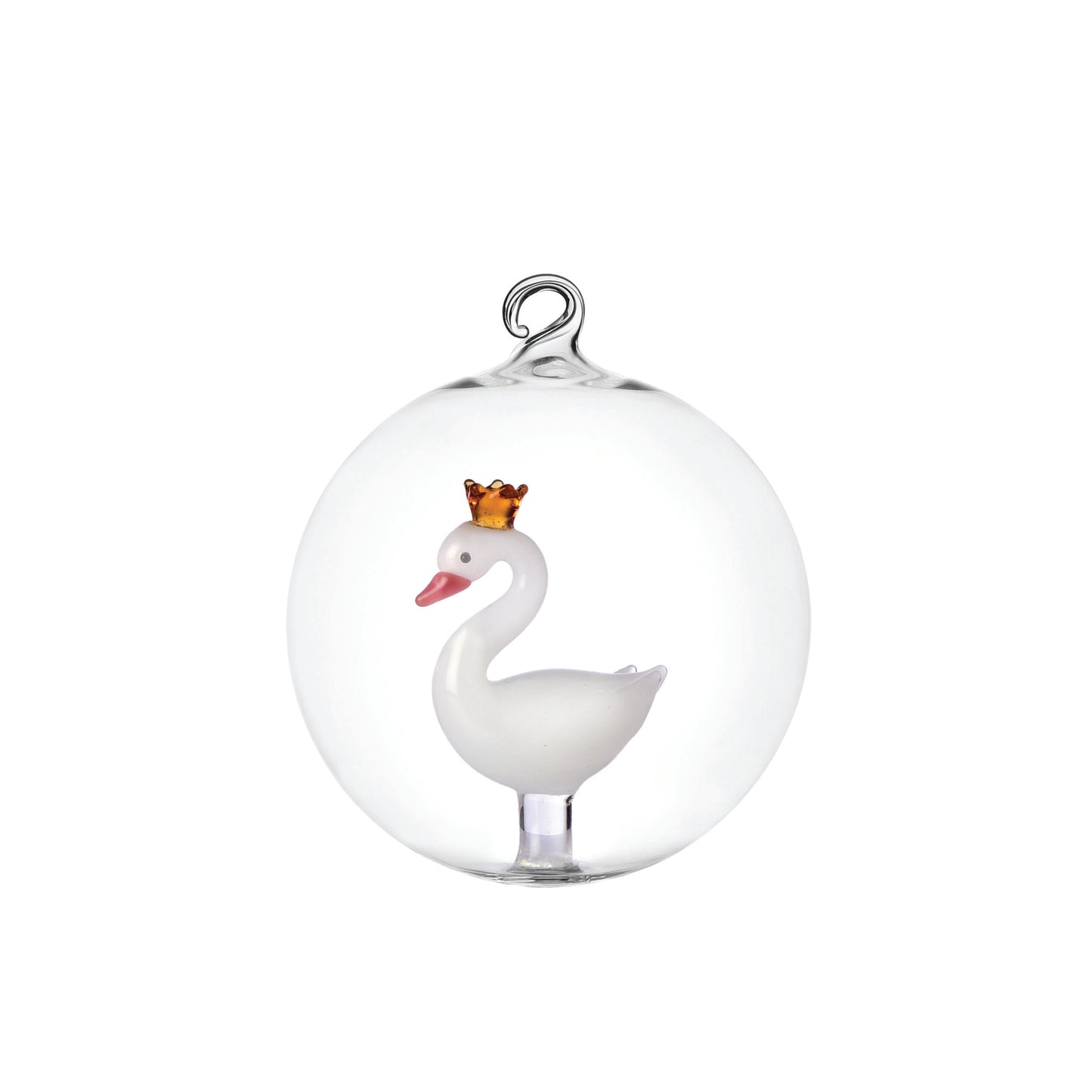 Swan Glass Ornament