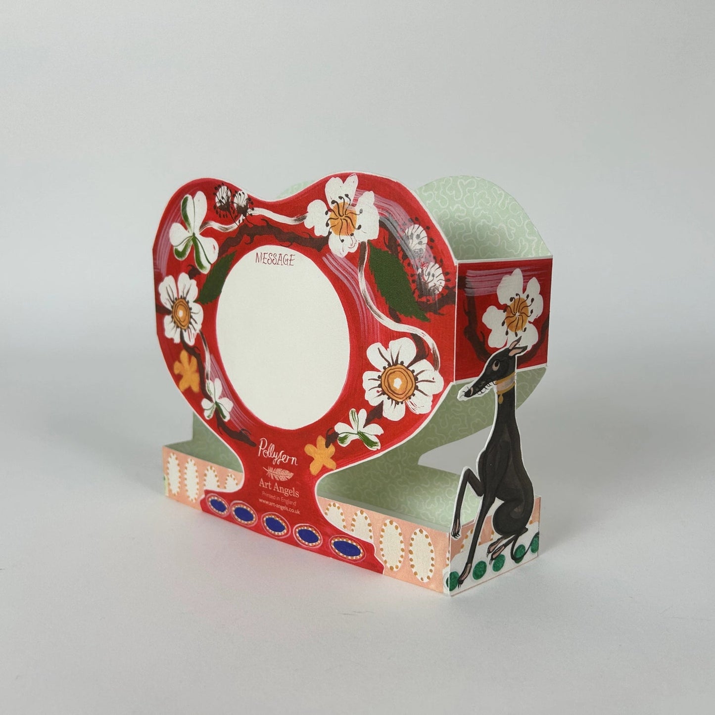 Swan and Thorn Die-Cut Card