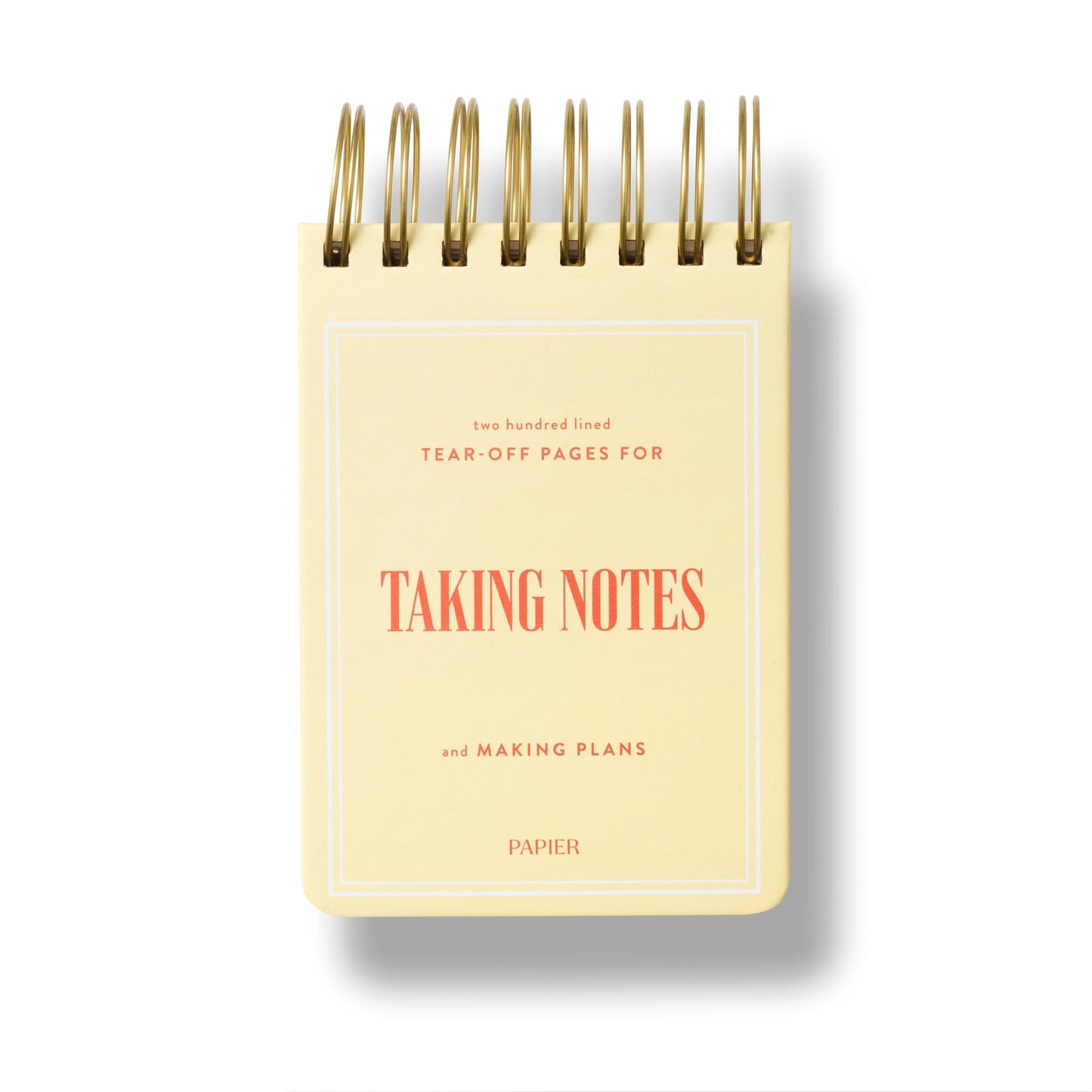 Taking Notes Spiral Notepad