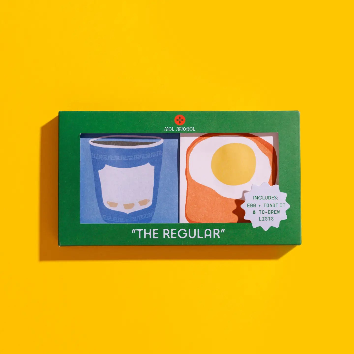 The Regular - Egg + Brew Sticky Note 2 Pack