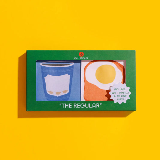 The Regular - Egg + Brew Sticky Note 2 Pack