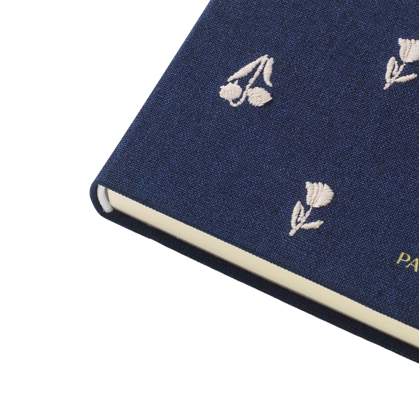 Twilight Blooms Fabric Cover Notebook