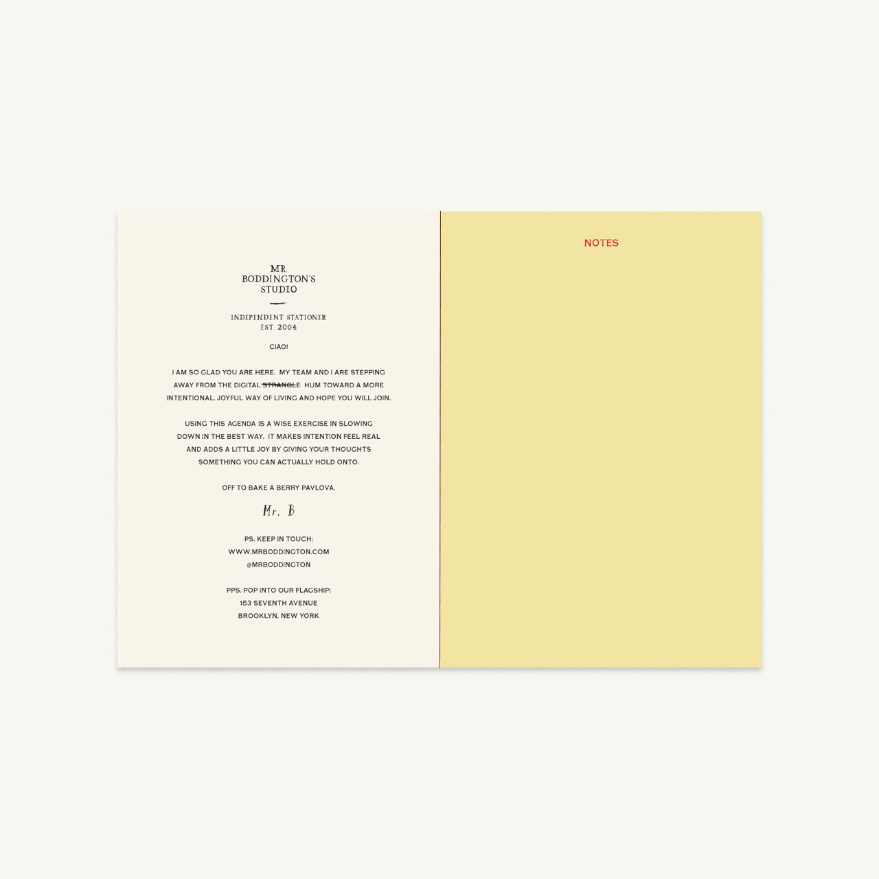 17-Month Undated Monthly Agenda