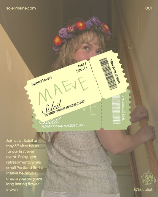 Spring Fever Flower Crown Class