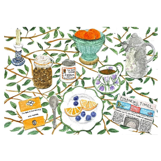 William Morris' Breakfast Card