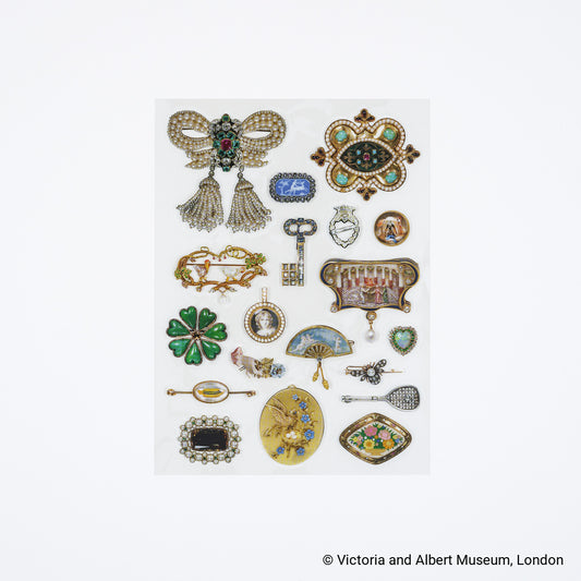V&A Series: Almost Actual-Size Jewellery Stickers