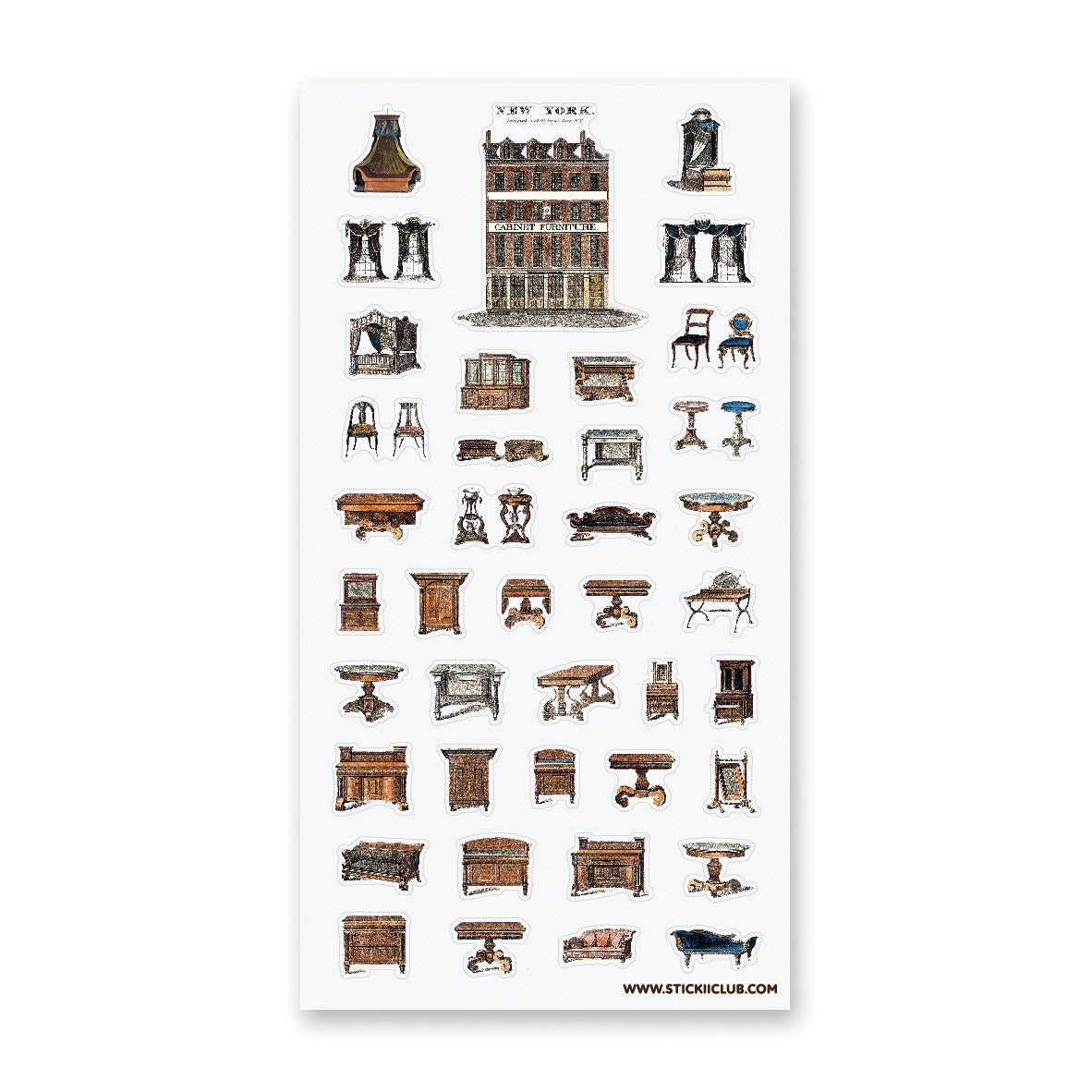 Victorian Living Sticker Sheet