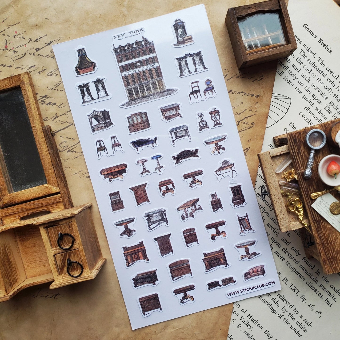 Victorian Living Sticker Sheet