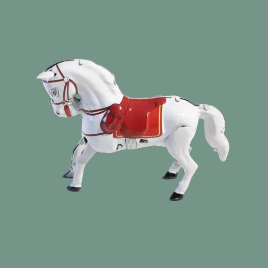 Tin Wind-Up Horse